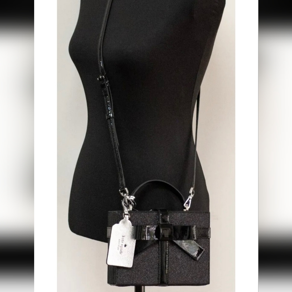 Kate Spade ♤ Wrapping Party Black Ribbon Purse